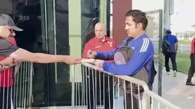 Indian head coach Gautam Gambhir wins hearts in Dubai